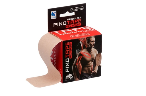 Poza cu Banda Kinesio PINOTAPE® Sport PRE-CUT - Crem