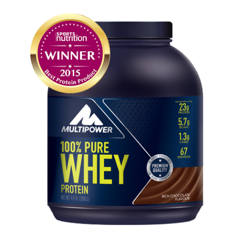 Poza cu 100% Proteina Pura Whey - 2000g - Ciocolata