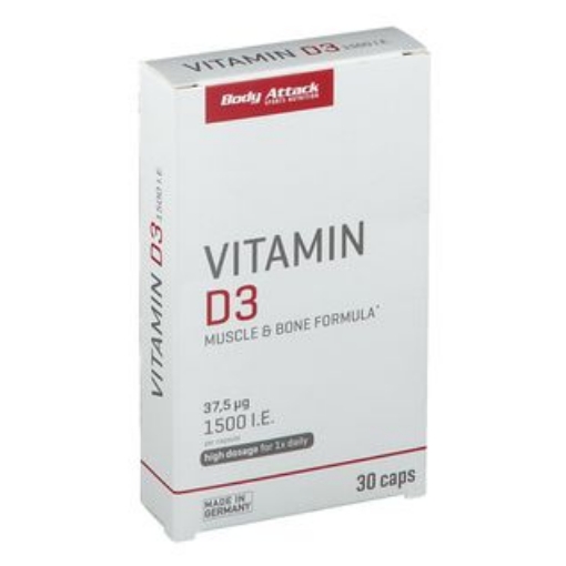 Poza cu Vitamina D3 - 30 caps Body Attack