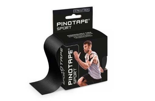 Poza cu Banda Kinesio PINOTAPE® Sport PRE-CUT - Negru