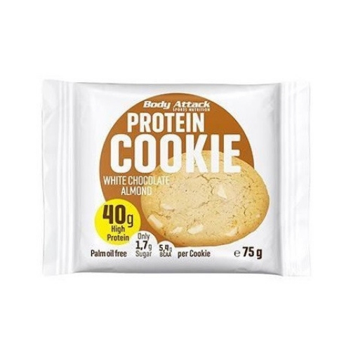 Poza cu Protein Cookie - Ciocolata Alba si Alune 75g Body Attack
