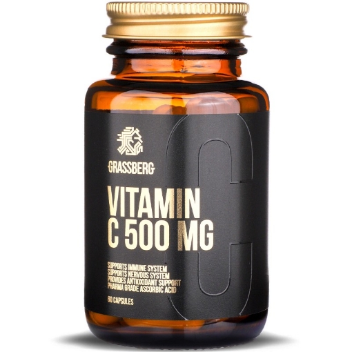 Poza cu Grassberg Vitamina C 500mg 60caps - Naskor