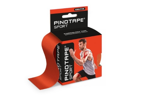 Poza cu  Banda Kinesio PINOTAPE® Sport Sensitive - Rosu