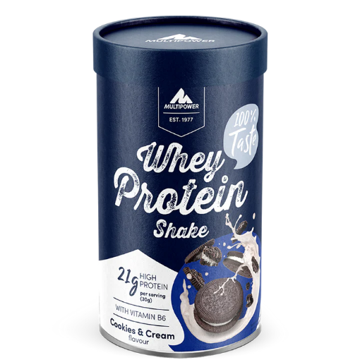 Poza cu Whey Protein Shake 420g - Cookies & Cream MultiPower