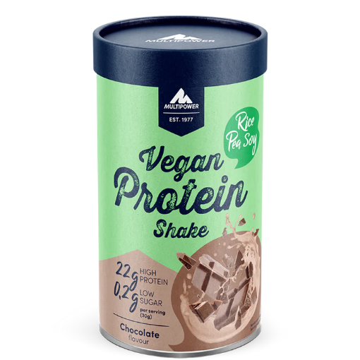 Poza cu Vegan Protein Shake 420g - Ciocolata MultiPower