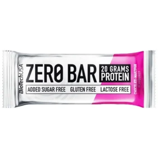 Poza cu Zero Bar 50g - Chocolate Marzipan BioTech