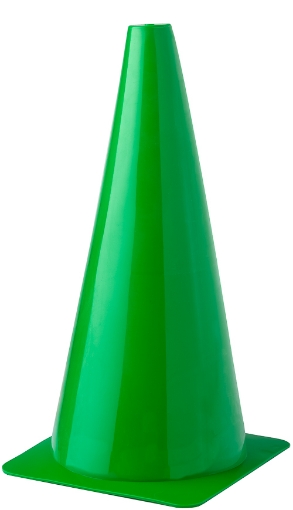 Poza cu Con Plastic Antrenament 45cm - Verde