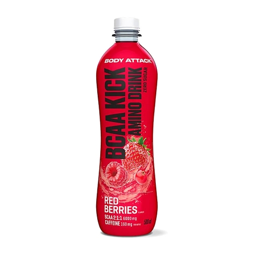 Poza cu BCAA KICK Red Berries - 500ml Body Attack