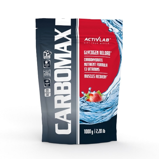 Poza cu CarboMax Energy 1000g - Strawberry - ActivLab