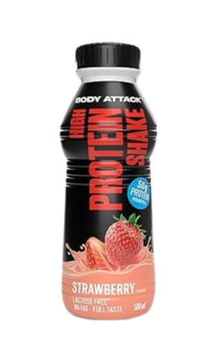 Poza cu High Protein Shake - Capsuni 500ml