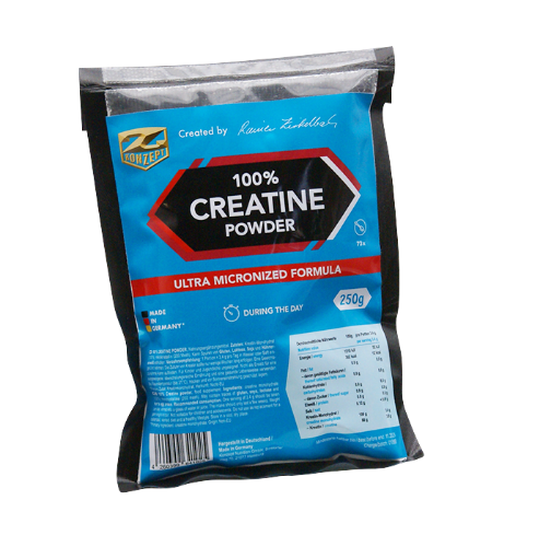 Poza cu 100% CREATINA PUDRA 250G Z-KONZEPT