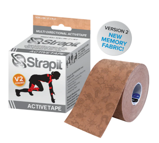 Poza cu ACTIVETAPE 5CM x 5M  - BEJ/BEJ STRAPIT
