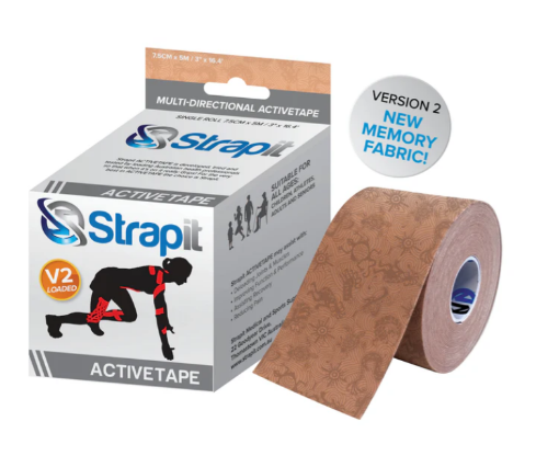 Poza cu  ACTIVETAPE 7,5CM x 5M  - BEJ/BEJ STRAPIT