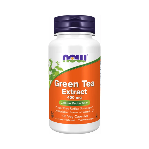 Poza cu Green Tea Extract 400mg - 100 caps - Now Foods