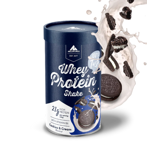 Poza cu Whey Protein Shake 420g - Cookies & Cream MultiPower