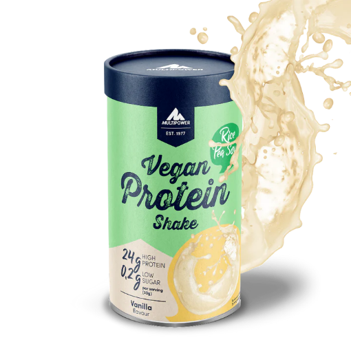 Poza cu Vegan Protein Shake 420g - Vanilie MultiPower