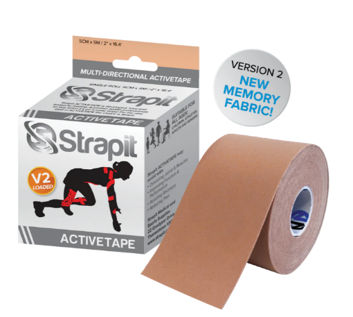 Poza cu  ACTIVETAPE 5CM x 5M - BEJ STRAPIT