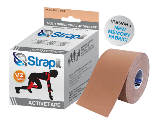 Poza cu ACTIVETAPE 7,5CM x 5M - BEJ STRAPIT