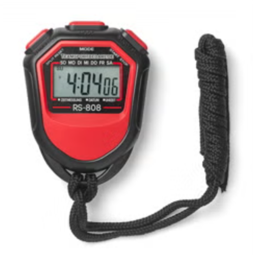 Poza cu Cronometru Digital (1/100 sec) Rosu