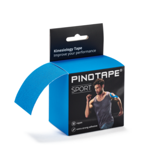 Poza cu Banda Kinesio PINOTAPE® Sport - Albastru