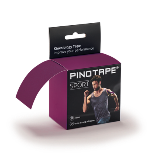 Poza cu Banda Kinesio PINOTAPE® Sport - Visiniu