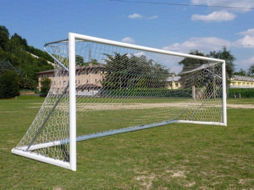Poza cu Poarta Fotbal Aluminiu 7.32x2.44 m, model independent profesional