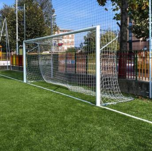 Poza cu Poarta Fotbal Fixa Aluminiu 5x2 m, cu bara divizata