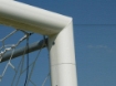 Poza cu Poarta Fotbal Fixa Aluminiu Profesionala - 7.32x2.44 m