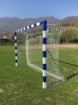 Poza cu Poarta handbal fixa 3x2m, aluminiu 80x80mm, cu socluri
