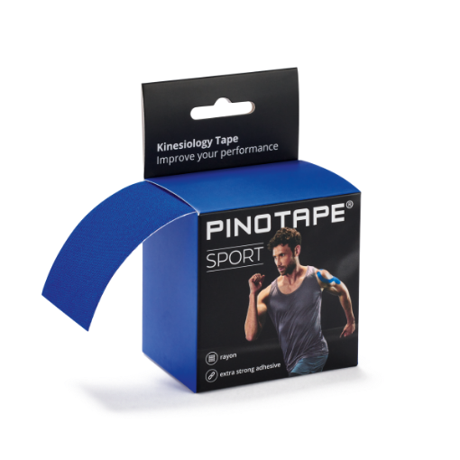 Poza cu Banda Kinesio PINOTAPE® Sport - Albastru Intens