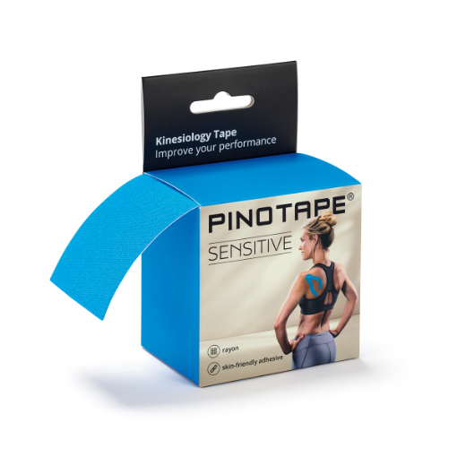 Poza cu Banda Kinesio PINOTAPE® Sport Sensitive - Albastru