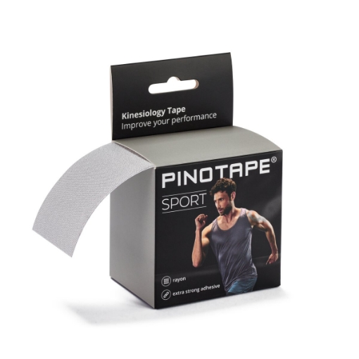 Poza cu Banda Kinesio PINOTAPE® Sport - Argintiu
