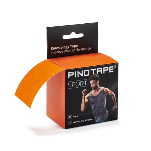 Poza cu Banda Kinesio PINOTAPE® Sport - Portocaliu