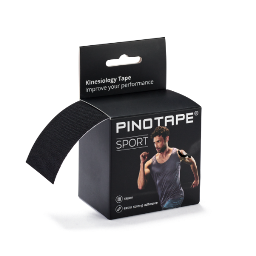 Poza cu Banda Kinesio PINOTAPE® Sport - Negru