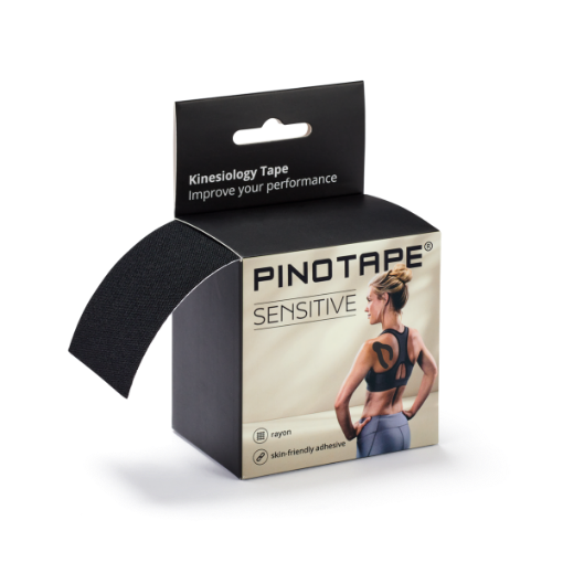 Poza cu Banda Kinesio PINOTAPE® Sport Sensitive - Negru