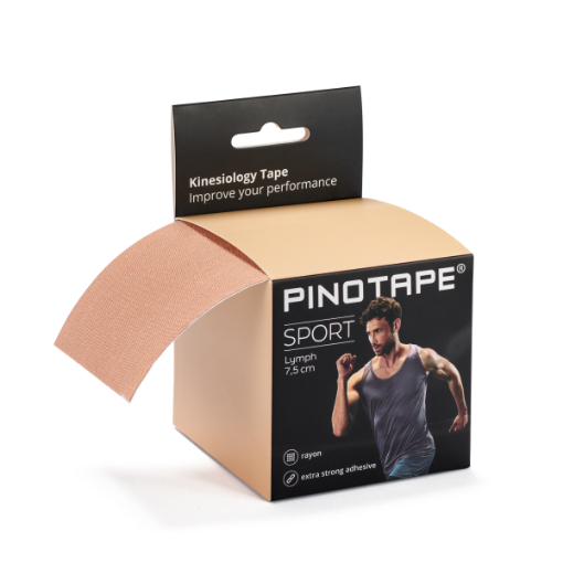 Poza cu BANDA KINESIOLOGICA PINOTAPE® XL 7.5cm x 5m