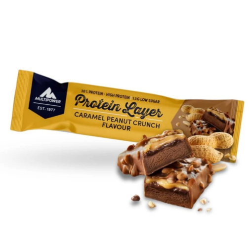 Poza cu Baton Protein Layer 50g - Caramel&Peanut