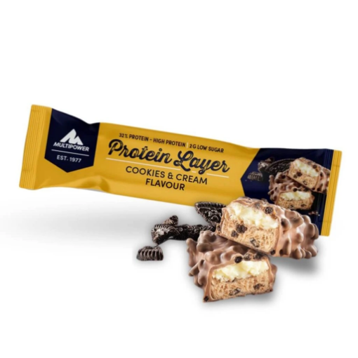 Poza cu Baton Protein Layer 50g - Cookies&Cream