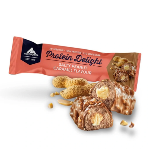 Poza cu Baton Protein Delight 35g - Salty Peanut Caramel
