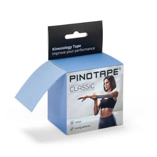 Poza cu Banda Kinesio PINOTAPE® Classic  - Ice Blue