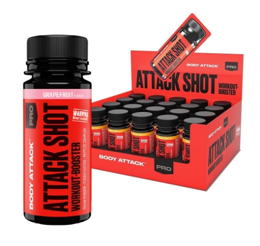 Poza cu ATTACK SHOTS  20 x 60ml - Grapefruit