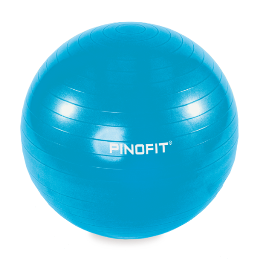 Poza cu Minge Gimnastica 65cm Albastru Azur - PINOFIT® Antiburst