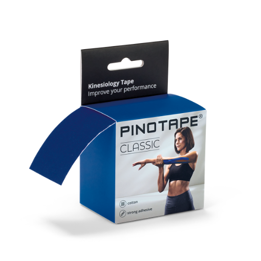 Poza cu Banda Kinesio PINOTAPE® Classic - Albastru Intens