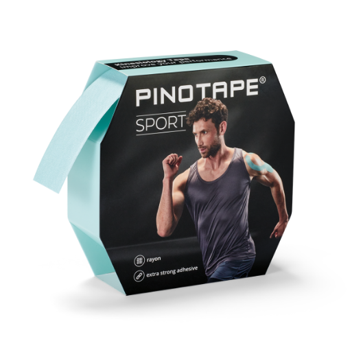 Poza cu Banda Kinesio PINOTAPE® Sport - 31m Menta