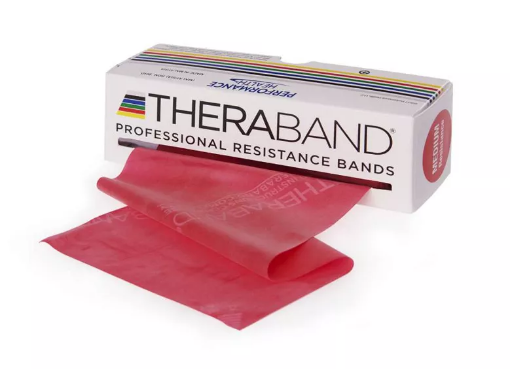 Poza cu Banda elastica THERA-BAND® Medium 1.7kg - Rosu