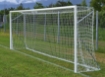 Poza cu Poartă de fotbal mobilă din aluminiu 6 × 2 m — Ø80 mm cu plasă inclusă — VI 6033