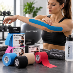 Poza pentru categoria PINOTAPE Classic – bandă kinesiologică din bumbac 5 cm x 5 m